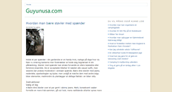 Desktop Screenshot of guyunusa.com