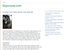 Tablet Screenshot of guyunusa.com